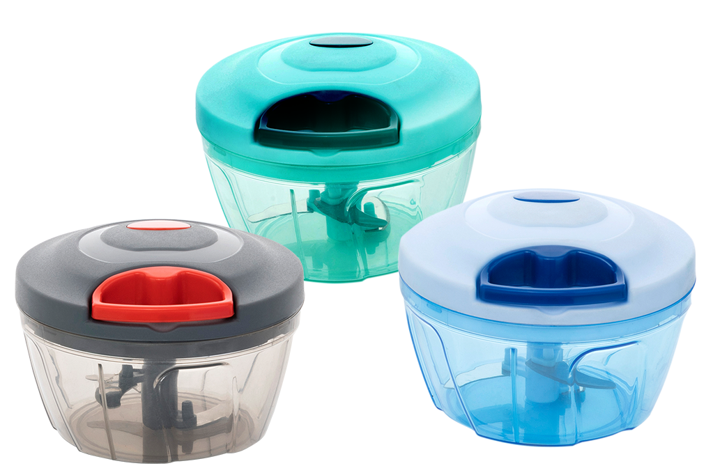 080 Manual Food Chopper Compact  Powerful Hand Held Vegetable Chopperblender
