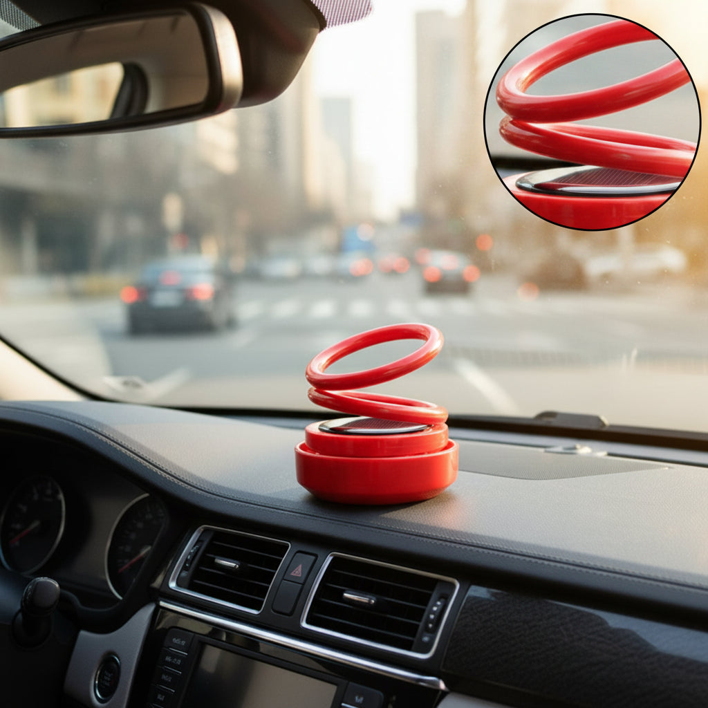 Small Solar Car Aroma Air Freshener (1 Pc)